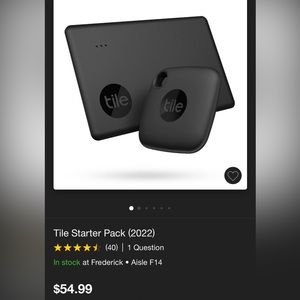 Tile Wireless Tracker For Keys, Wallet, and more *NEW*